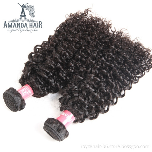 100% Grade 8a  20 Inch Cuticle Aligned Virgin  Afro Jerry Curls Products  Indian Human Hair Weave